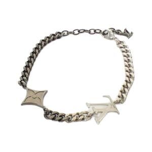 LOUIS VUITTON Silver Charm Bracelet